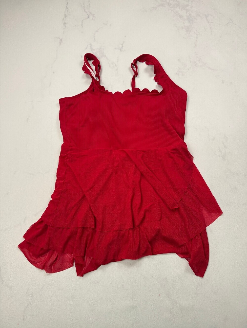 Charmo Red One-Piece 90s Classic Style Statement Piece - Womens XL